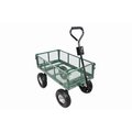 Marastar Marastar 227554 4 Wheel Green Thumb Mesh Garden Cart with Sidewalls 227554